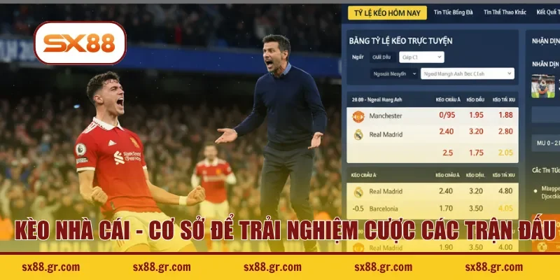 Kèo nhà cái - Cơ sở để trải nghiệm cược các trận đấu